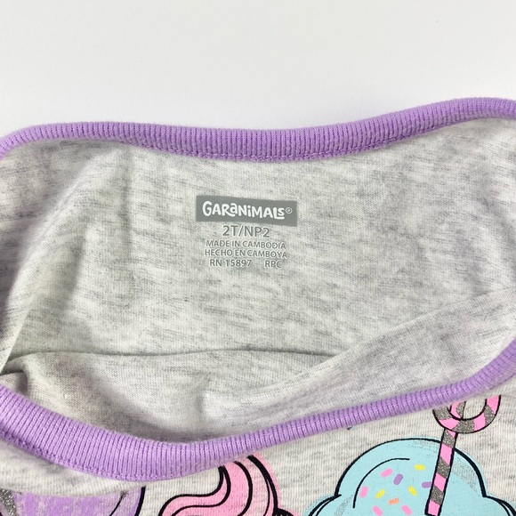 Grey Heather Just Chillin Ice Cream Toddler Shirt - Picture 4 of 7
